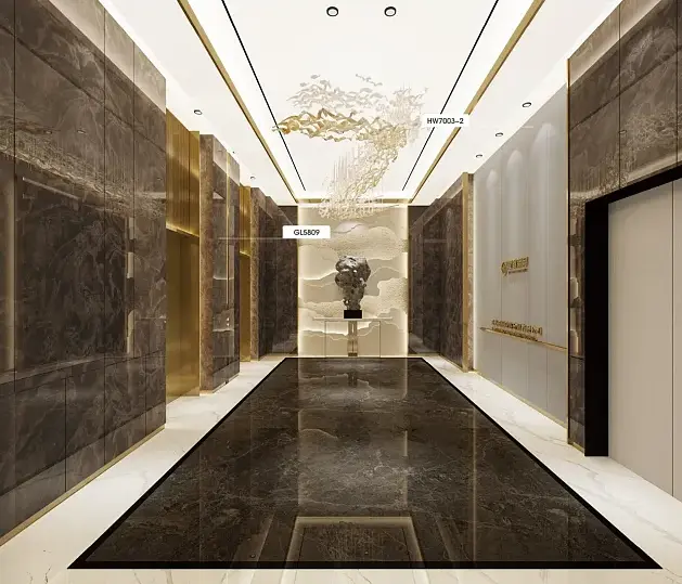 Mramorni neljepljivi PVC / PET film