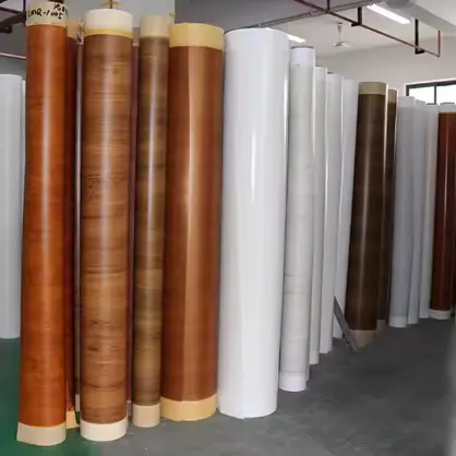 PVC Wood Zrno zidno vinilna kuhinja i namještaj